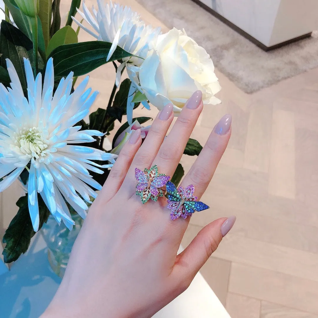 SARAH ZHUANG - FANTASY GARDEN - MADAME BUTTERFLY RING