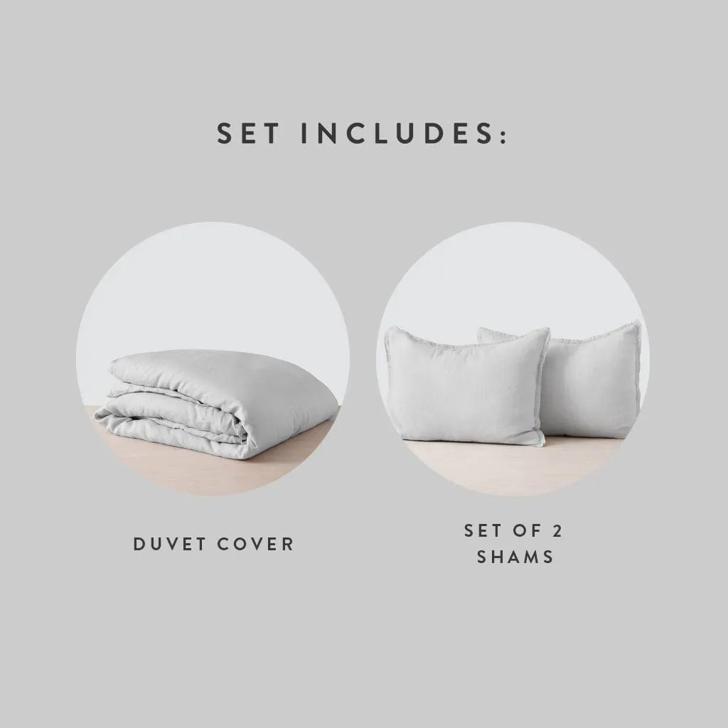 Stonewashed Linen Duvet Cover