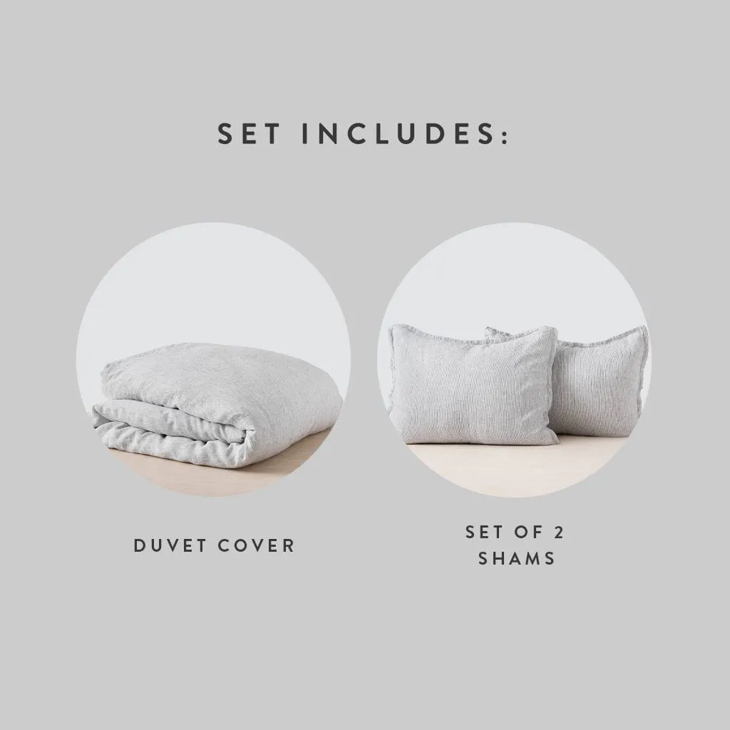 Stonewashed Linen Duvet Cover