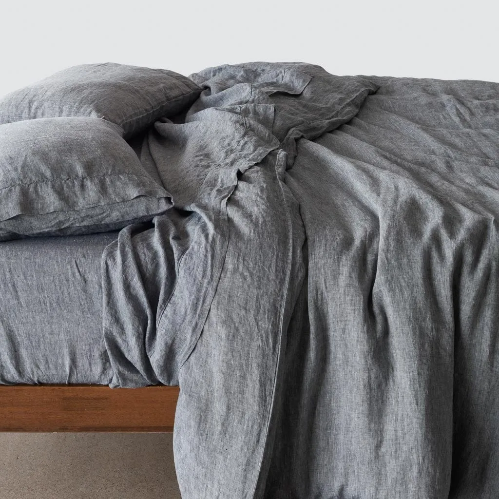 Stonewashed Linen Duvet Cover