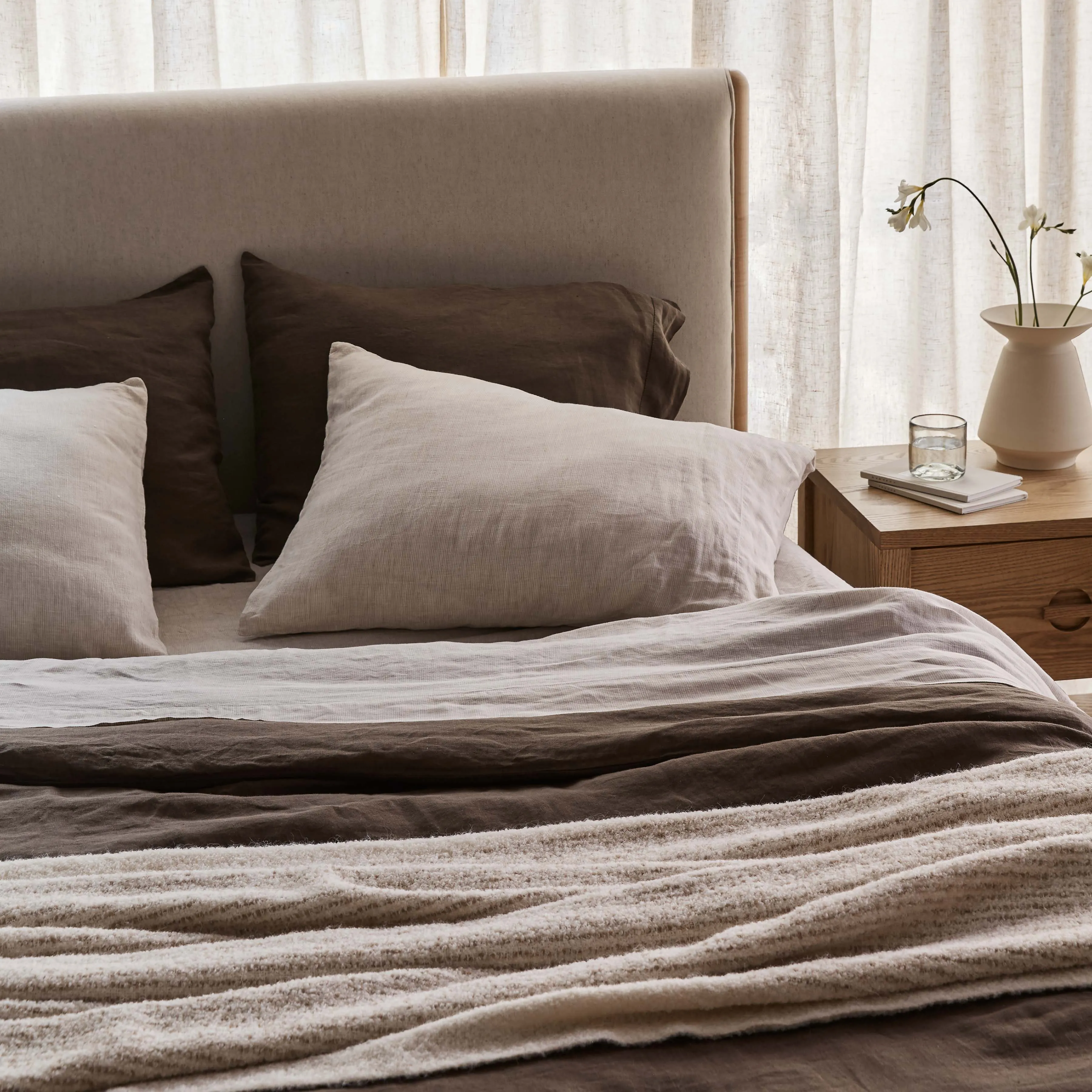 Stonewashed Linen Duvet Cover