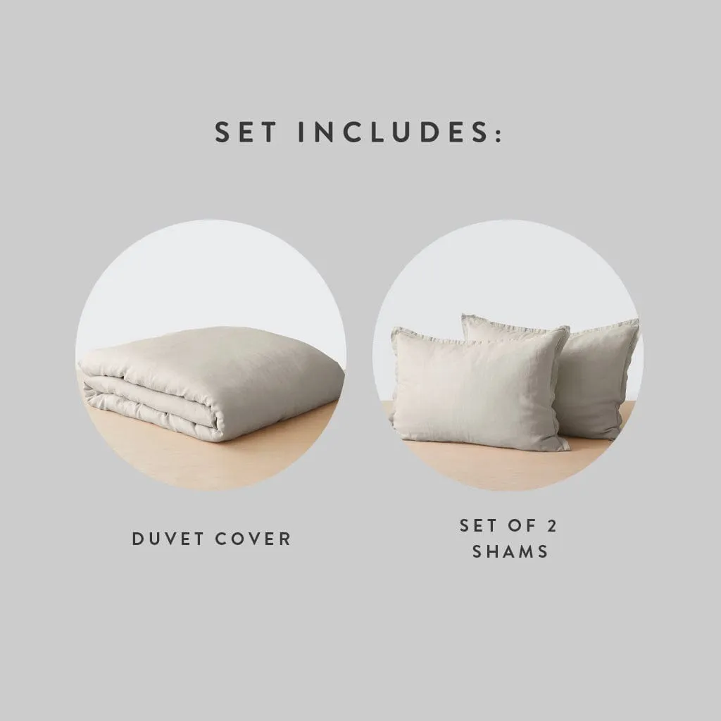 Stonewashed Linen Duvet Cover