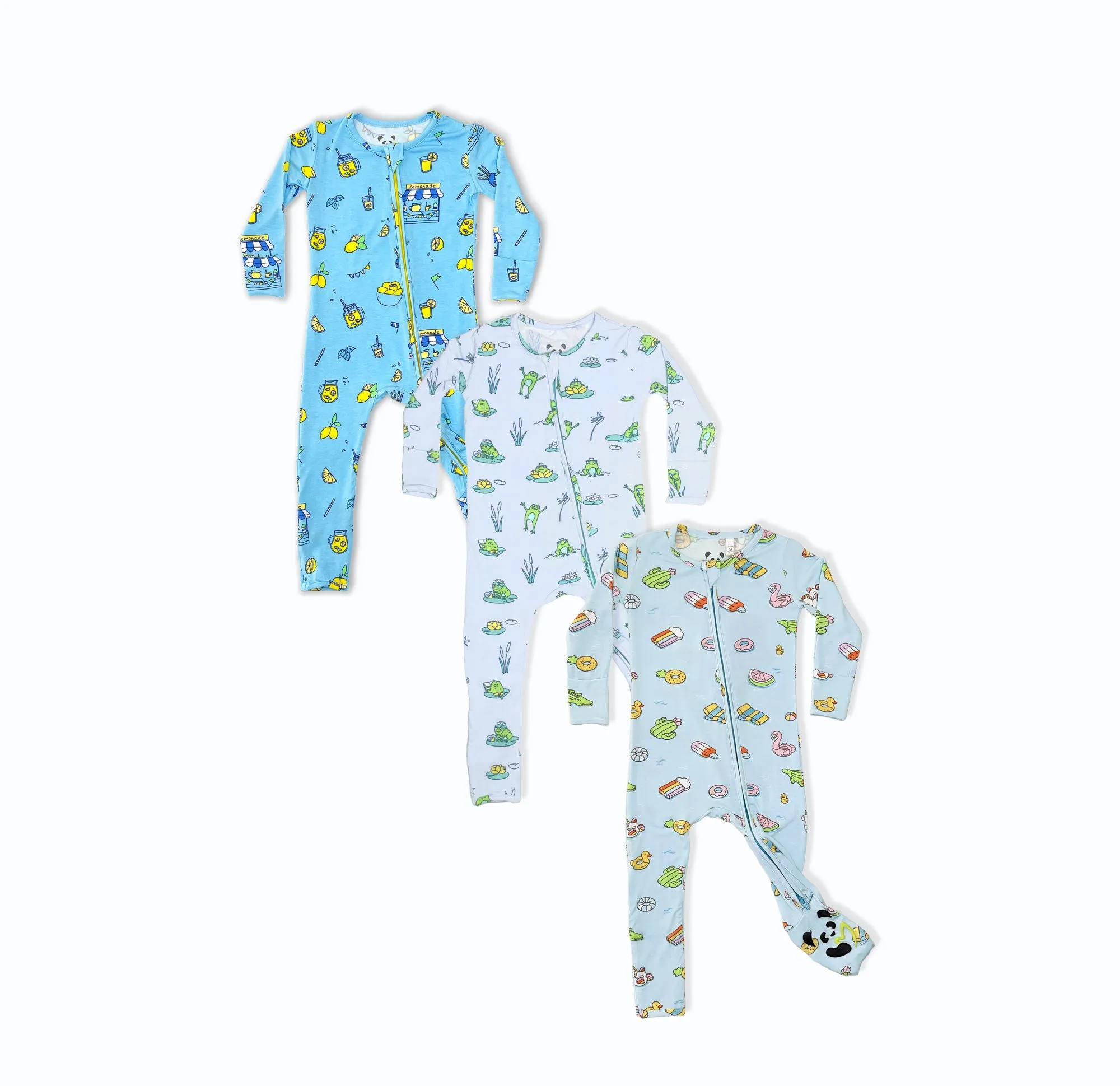 Sweet Summer Bundle - Bamboo Convertible Footie