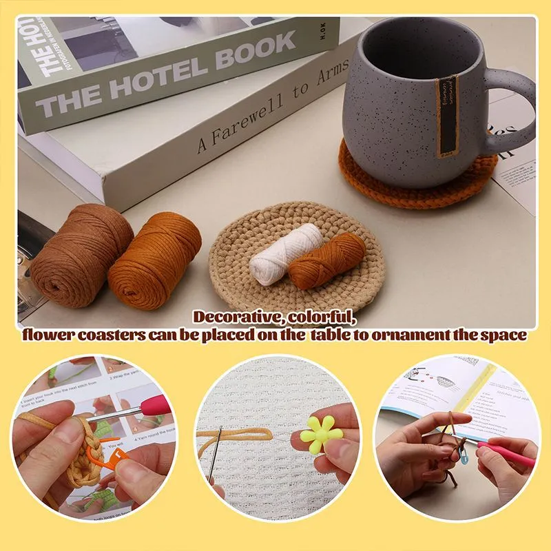 The Woobles Beginners Crochet Kit with Easy Peasy Yarn Learn to Crochet Kits for Beginners