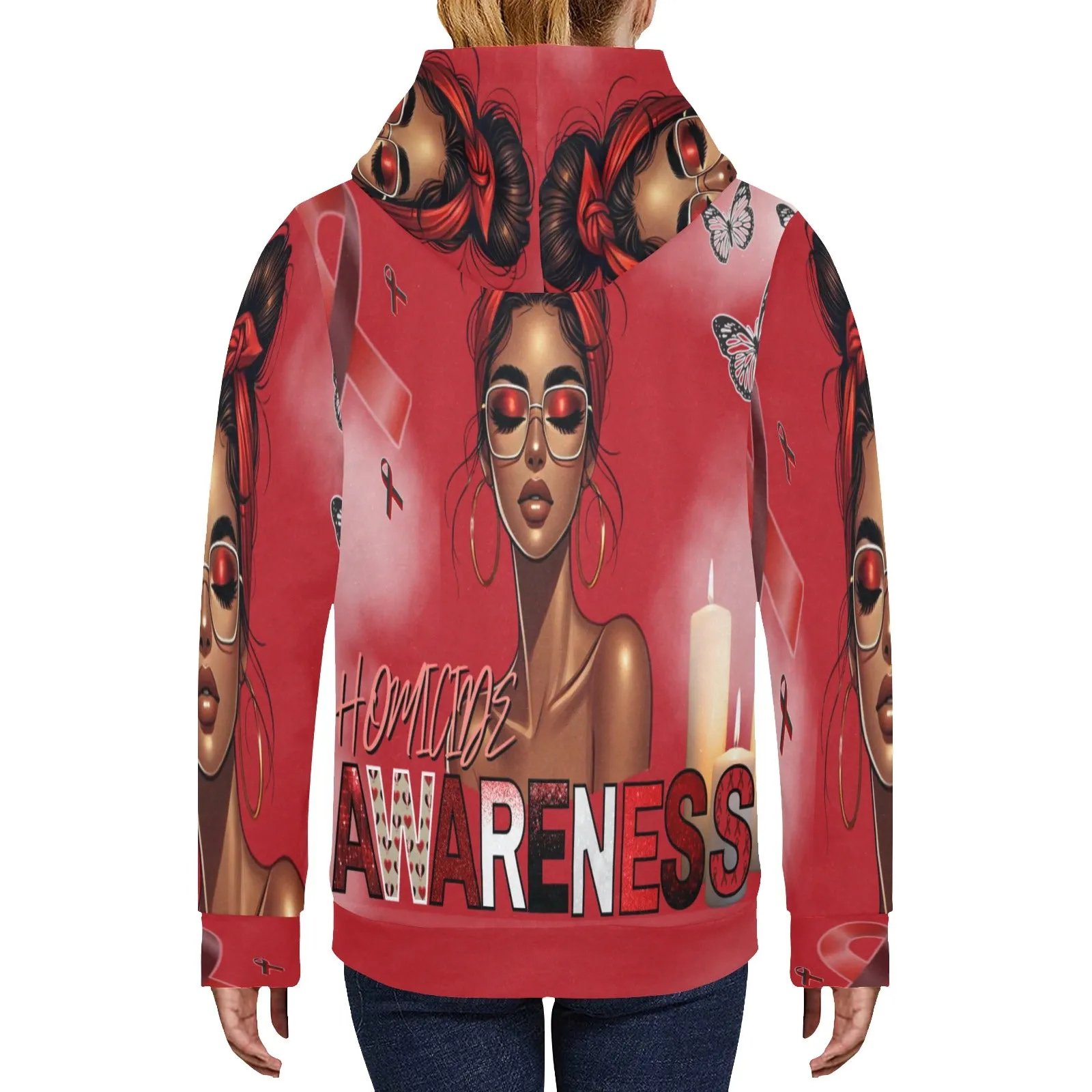 Women's Homicide Awareness Fleece Hoodie